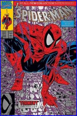 Spider-Man #1 Aluminum Metal Variant Art Print Poster Comic Mondo Todd McFarlane