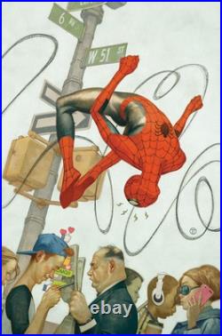 Spider-Man #61 Canvas by Julian Totino SIGNED Ltd Edition x/95 Poster Print Art Spider-Man #61 Canvas by Julian Totino SIGNED Ltd Edition x/95 Poster Print Art