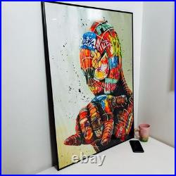 Spider-Man A1 Poster Marvel Comic Wall Art, Canvas Material, Used 11n