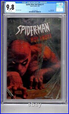 Spider Man Hot Shots! 9.8 CGC WithP Wrap Cover- Poster Book. Evans Cover