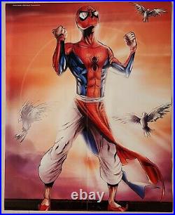 Spider-Man India Jeevan Signed limited collector edition SpiderVerse rare poster