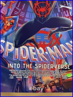 Spider-Man Into the Spider-Verse Martin Ansin Movie Poster Art Print Mondo