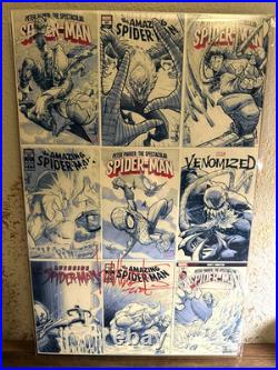 Spider-Man Print Rogues Gallery Best of Sketch by Todd Beats Signed