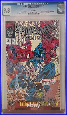 Spider-Man Special Edition #1 CGC 9.8 Unicef mail away, poster included venom