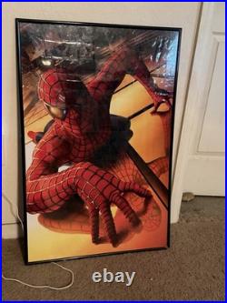 Spider-Man WTC Poster 22x34 Framed