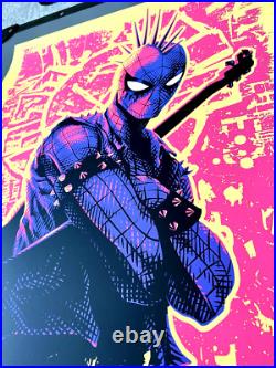 Spider-Punk Poster Tracie Ching 18x24 Marvel BNG Mondo x/200 Limited Edition Spider-Punk Poster Tracie Ching 18x24 Marvel BNG Mondo x/200 Limited Edition