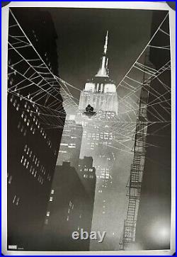 Spider-man Poster Marvel Print Marko Manev Nyc Empire State Building #155/200