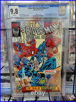 Spider-man Special Edition #1 (1992) Cgc Grade 9.8 Poster Included Venom