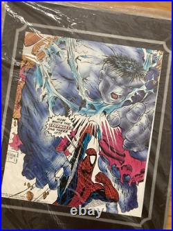 SpiderMan Hulk Todd McFarlane Marvel PosterPrint 1990 Comic Images 12.5x15.5 328