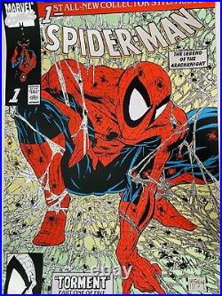Spiderman #1 Poster Todd McFarlane Platinum Edition Print Marvel Comics Stan Lee