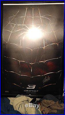 Spiderman 3 lenticular poster signed by Stan Lee