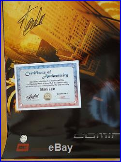 Spiderman Original DS Movie Poster Recalled Version'A' Stan Lee Signed COA