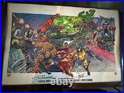 Stan Lee 40th Anniversary Marvel Origins Lith. Signe Limited Edition COA