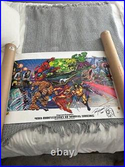Stan Lee 40th Anniversary Marvel Origins Lith. Signed Limited Edition 39/50 COA