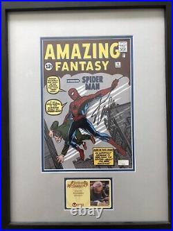 Stan Lee Amazing Fantasy Signed Poster