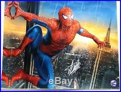 Stan Lee Autographed Singed Spider Man Poster (Stan Lee Authenticated) 1
