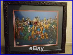 Stan Lee Signed Authentic Exceisior Certificate Of Guarantee Framed poster rare