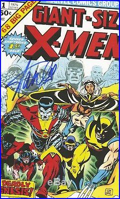 Stan Lee Signed Autographed Giant Sized X-Men #1 poster art print 1993 Wolverine