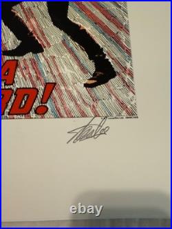 Stan Lee Signed Sw 44 Marvel Cover Giclee High Quality Matte/textured Paper
