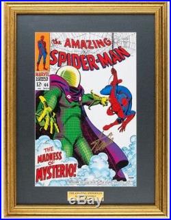 Stan Lee Signed The Amazing Spider-Man Framed Poster. Is a framed 19 x 25