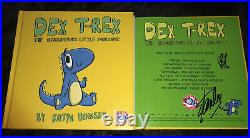 Stan Lee signed book marvel comics Dex T-Rex Avengers 1st ed poster photo proof