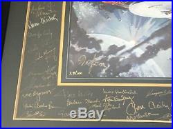 Star Trek Framed Autographed Lithograph WithCOA