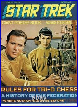 Star Trek Giant Poster Book #14 FN Paradise William Shatner withBag+Board