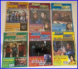 Star Trek Next Generation Official Poster Magazine lot #46-90 + Special 40 books