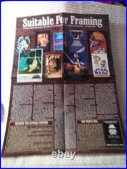 Star Wars Double Sided Reprint #1 Poster Comic Book Promo Copy VHTF Near Mint