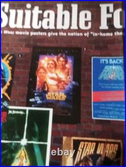 Star Wars Double Sided Reprint #1 Poster Comic Book Promo Copy VHTF Near Mint