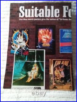 Star Wars Double Sided Reprint #1 Poster Comic Book Promo Copy VHTF Near Mint