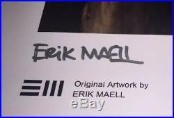 Star Wars Erik Maell Signed Padme Amidala Print Star Wars Celebration 2015