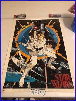 Star Wars / Howard Chaykin Original Poster #1 Comic Book Art 1st Edition