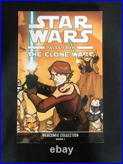Star Wars Tales from the Clone Wars rare trade Paperback SIGNED (no posters)