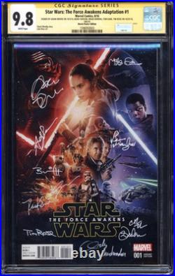 Star Wars The Force Awakens Adaptation (2016 Marvel) # 1 CGC Signature Series
