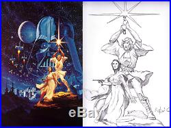 Star Wars original art Ken Kelly'A New Hope