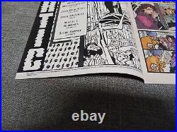Static 1 First Issue Comic Poster Backing Board Card 4 Part Set Mural All Signed