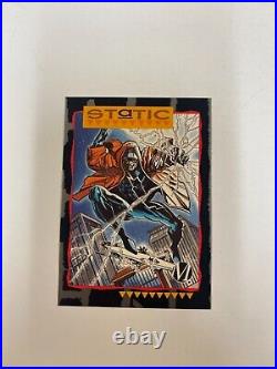 Static # 1 NM 1st Print DC Comic Book WITH Extras Poster Card Etc. 1st Ap 9 J872