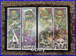 Steven Luros Holliday TMNT 11.75x36 Prints Matching Set