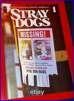 Stray Dogs #1 Sophie's, LOST/REWARD Poster Fleecs & Forstner- HOT SERIES