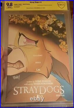 Stray Dogs 3 CBCS 9.8 Midsommar Movie Poster Forstner Signed by Tone Rodriguez