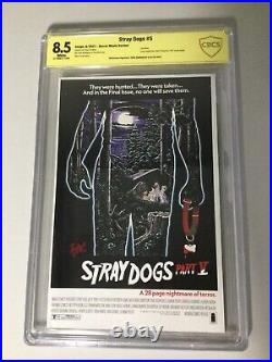 Stray Dogs #5 Friday The 13th Poster Signed Tone Rodriquez CBCS 8.5 Image 2021