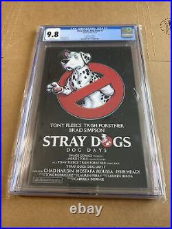 Stray Dogs Dog Days #1 CGC 9.8 Chad Hardin Ghostbusters Poster Homage