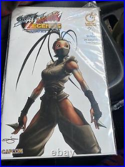Street Fighter Legens IBUKI #1 comic book Black Widow Poster