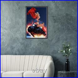 Supergirl DC Comics Superhero 24x36 Framed Poster Kara Zor-el Wall Art