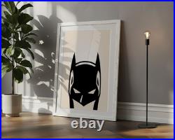 Superhero Prints Set of 6, Boys Room Decor, Superhero Prints
