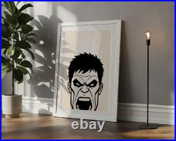 Superhero Prints Set of 6, Boys Room Decor, Superhero Prints