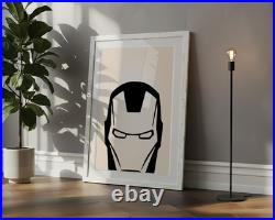 Superhero Prints Set of 6, Boys Room Decor, Superhero Prints