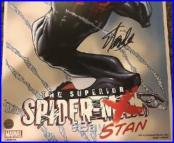 Superior Spider-Stan Litho Signed by Stan Lee with COA Very Limited SPIDER-MAN
