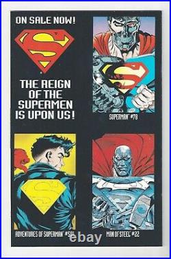 Superman #687 DC Comics 93 The Last Son Of Krypton Is Back Die Cut Poster New